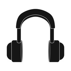 Isolated object of earphone and head sign. Set of earphone and mobile vector icon for stock.