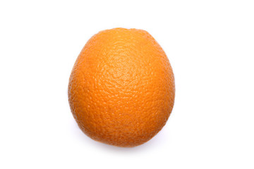Fresh orange isolated on white background