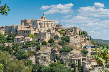 View of Gordes, a small medieval town in Provence