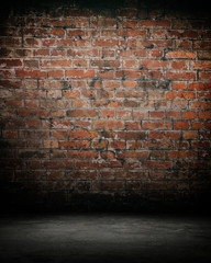 dark empty interior room. may used as background.