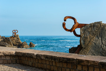 Fototapeta premium The Comb of the Wind in Donostia-San Sebastian, Spain
