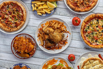 Take away food piozza 