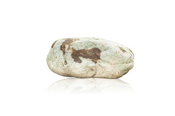 Rock stone isolated on white background this has clipping path.