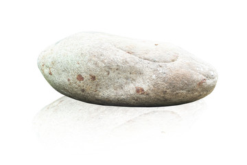 Rock stone isolated on white background this has clipping path.