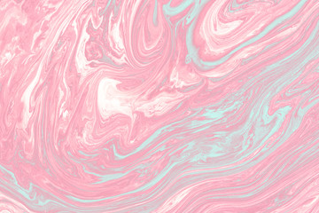 Pink Liquid marble abstract surfaces Design.
