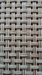 Close-up of straw basket texture - whole background vertical