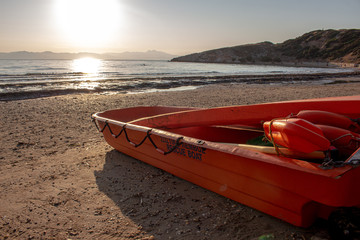 boat on the beach