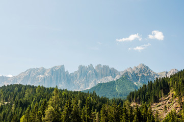 Dolomiten, Latemargruppe, Latemar, Gebirge, Alpinismus, Wanderweg, Südtirol, Sommer, Italien
