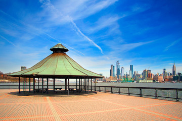 Pavilion on Hudson river