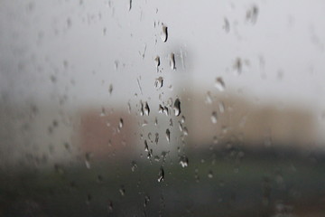 Gotas en la ventana