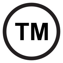 Trademark symbol registered icon