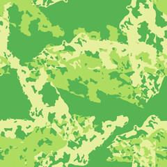 Summer camouflage of various shades of green and yellow colors