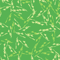 Summer camouflage of various shades of green and yellow colors