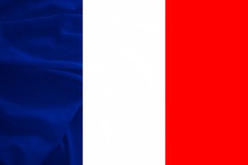 France flag with 3d effect