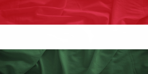 Hungary flag with 3d effect