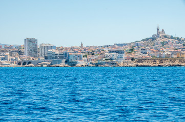Marseille vue depuis la mer