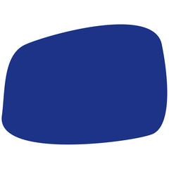 Abstract modern and stylish digital shape on the white isolated background. Creative colorful form. Clip art element.