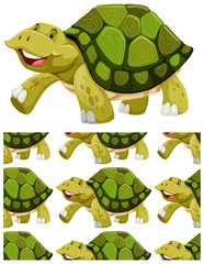 Seamless design pattern isolated on white