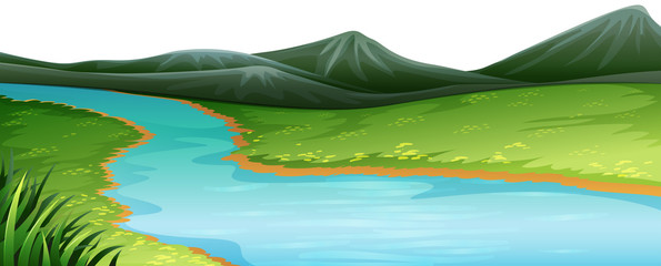 Natural environment lanscape scene © blueringmedia