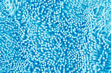 Texture of blue microfiber fabric © boonchai