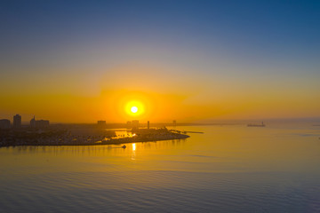 sunrise in long beach california