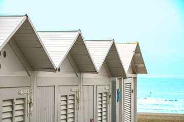 beach huts