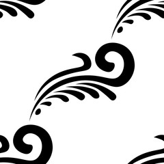 abstract seamless floral pattern