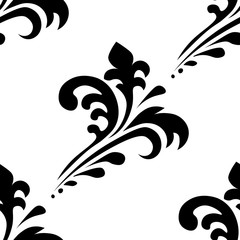 abstract seamless floral pattern