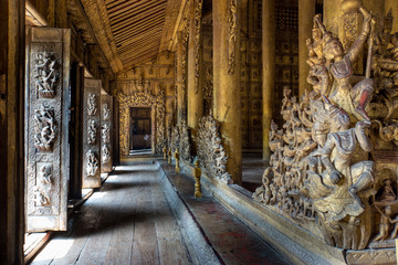 Fototapeta premium The Shwenandaw Monastery in Mandalay