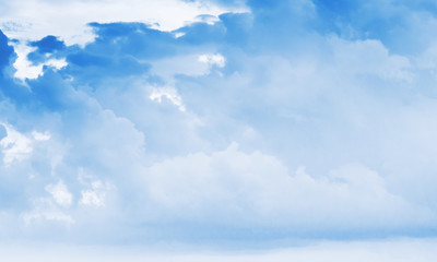 Blue sky with white clouds at daytime