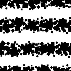 Geometric seamless pattern. Square