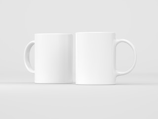 Mockup mug studio shot | 3D rendering