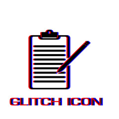 Checklist icon flat