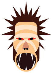 Voodoo Black Magician Portrait