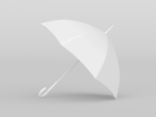 Umbrella studio photo. Mockup. 3D rendering