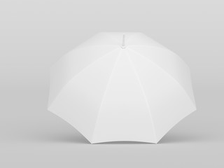 Umbrella studio photo. Mockup. 3D rendering