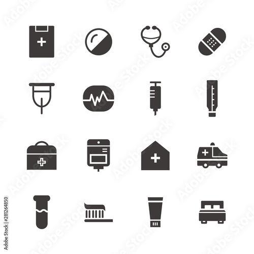 病院 アイコン Wall Mural Wallpaper Murals Wallsheaven Acubens