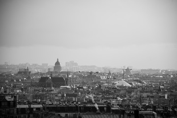 view of paris from the Sacre-Coeur de Montmartre