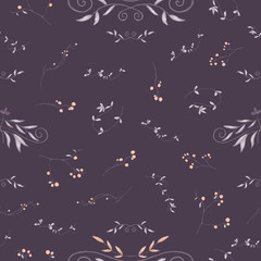floral autumn pattern