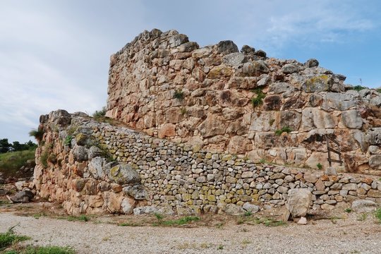 Tiryns, Zyklopenmauer, Griechenland