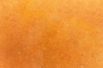 Background authentic image of creamy Spices Satay paste or peanut dipping sauce for pork satay food.