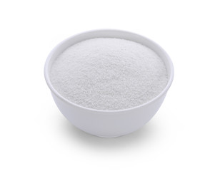 Creamer, Coffee whitener, Non-dairy creamer in a bowl on white background