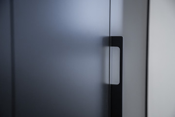 Poignée de porte de placard noir