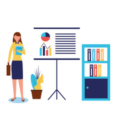 Workflow and infographic vector design