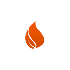 Fire flames icon logo design template