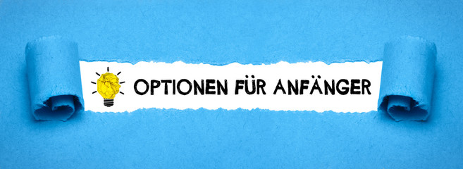 Optionen für Anfänger