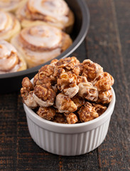 Frosted Cinnamon Roll Flavored Gourmet Popcorn