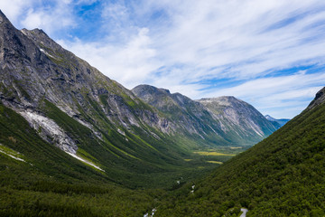 Mountain range in Åndalsnes