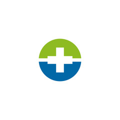 Obraz premium Medical and health care logo design template