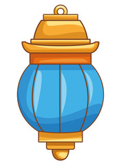 Antique paper light cartoon isolated